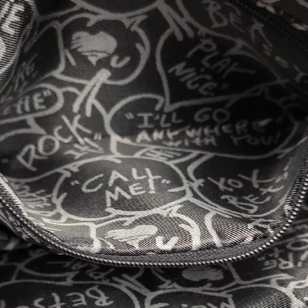 Betsey Johnson Black and Pink Sugar Skull Crossbody Bag